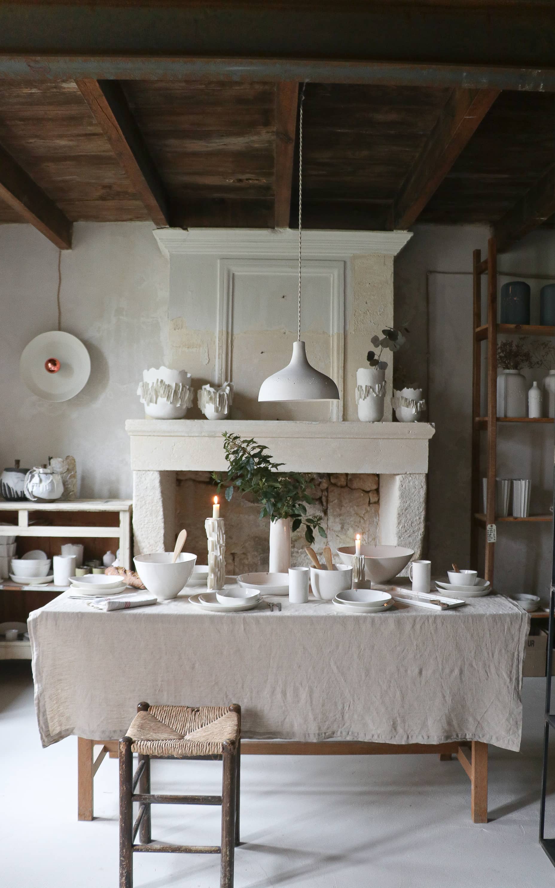 L'art de la table : la pureté de la porcelaine artisanale