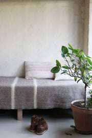 Plaid en laine Brume