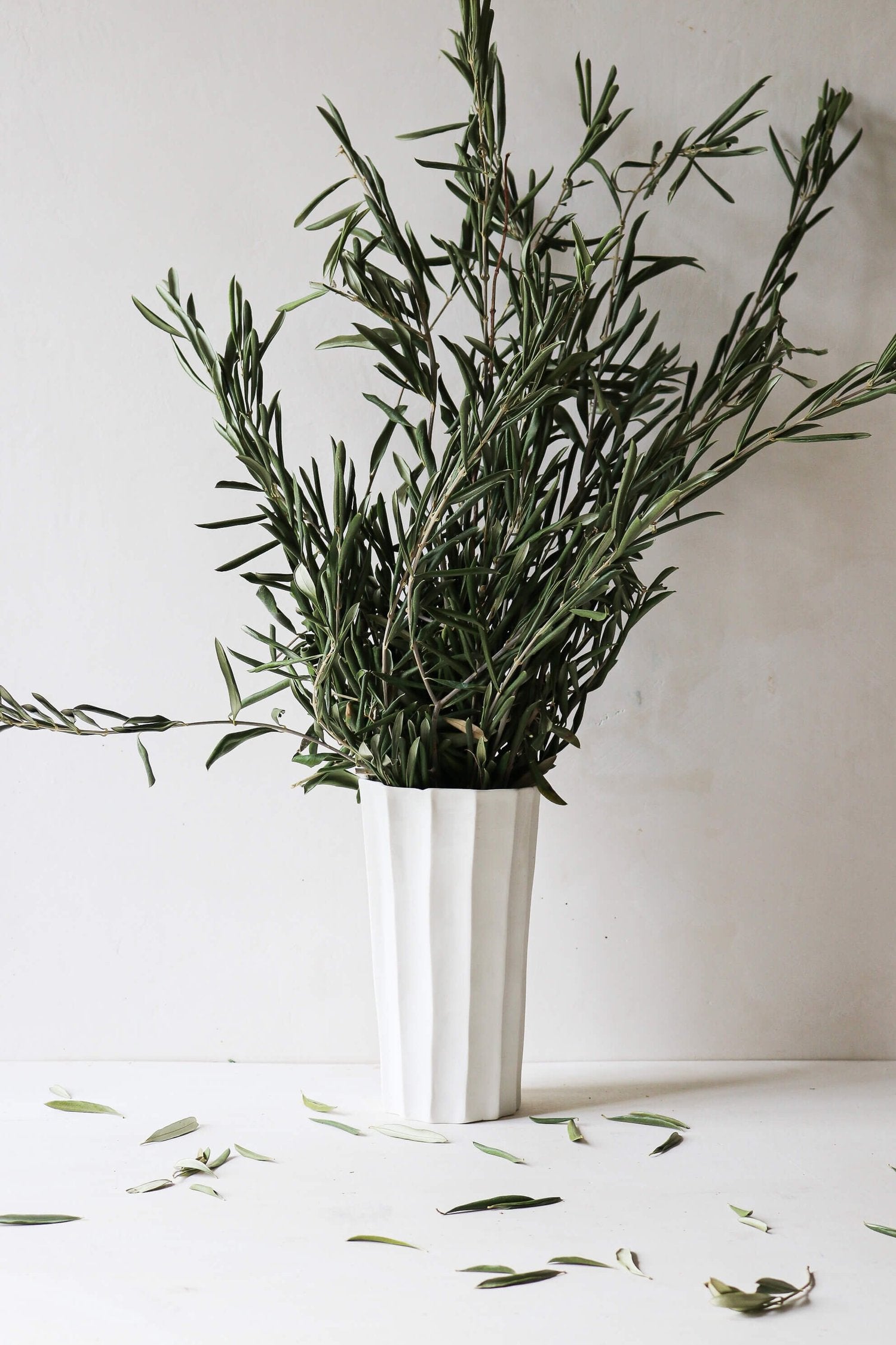 Vase en porcelaine Canelé