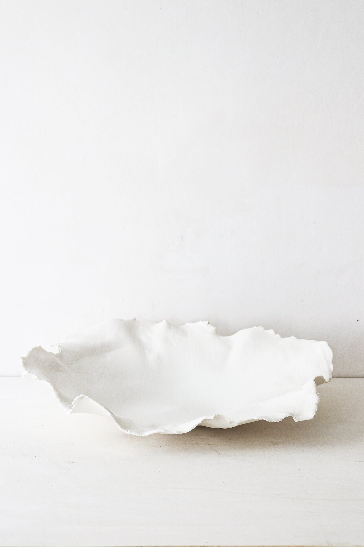 Grande Coupelle en porcelaine Lin végétale