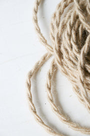 Câble électrique fil jute tressé