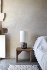 Lampe à poser en grès noir Signature 016