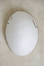 Applique en porcelaine blanche Empreinte 2