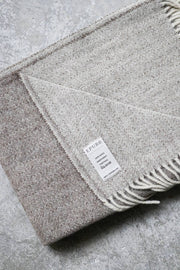 Plaid en laine Voyage Brun