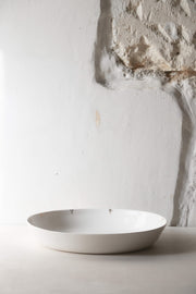 Plat creux en porcelaine Simple griffé Or