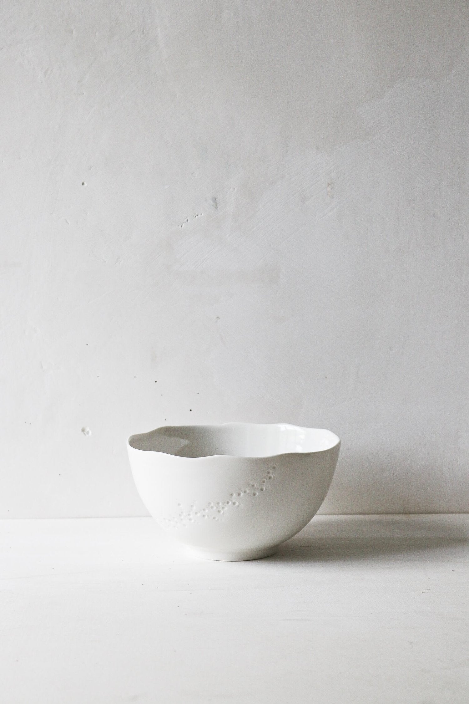 Grand bol en porcelaine Point