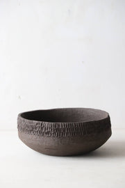 Coupe en grès noir C017