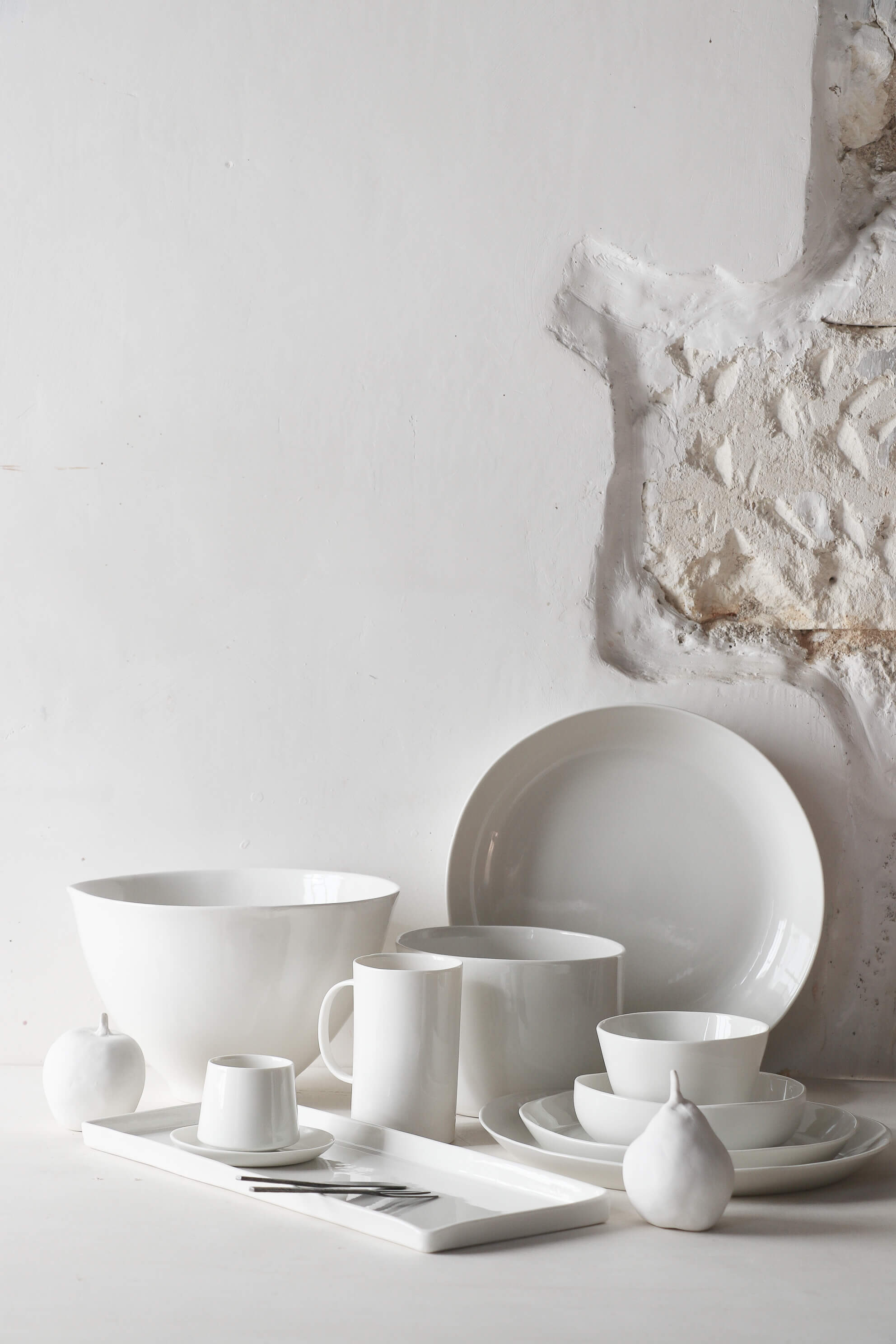 Saladier en porcelaine évasé Simple