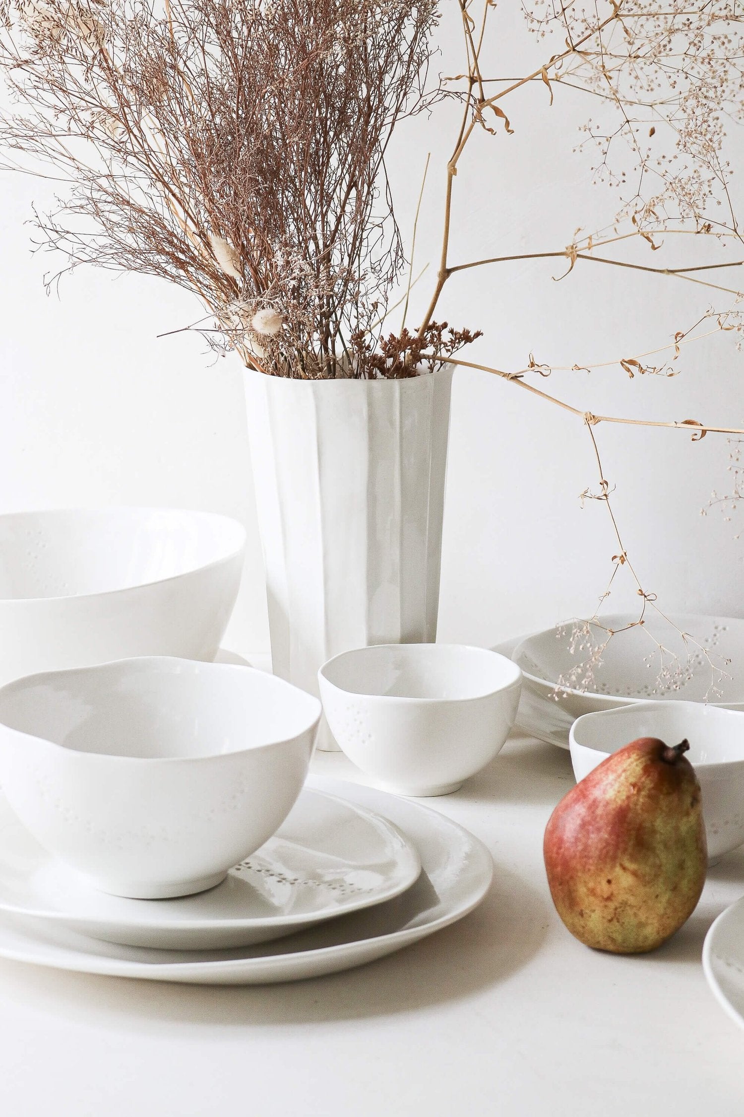 Grand bol en porcelaine Point