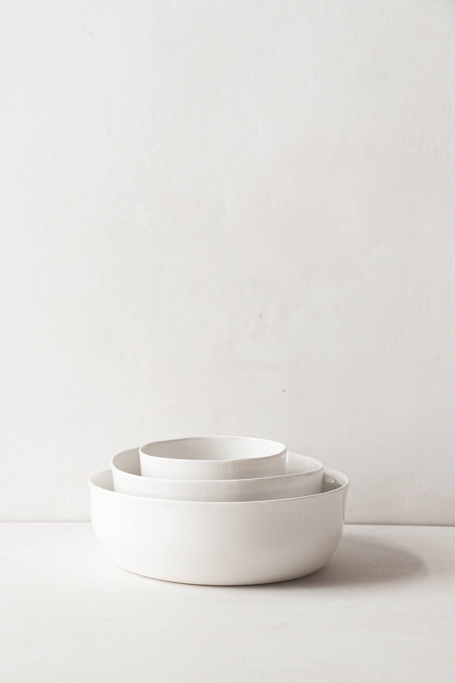 Ensemble de saladiers en porcelaine