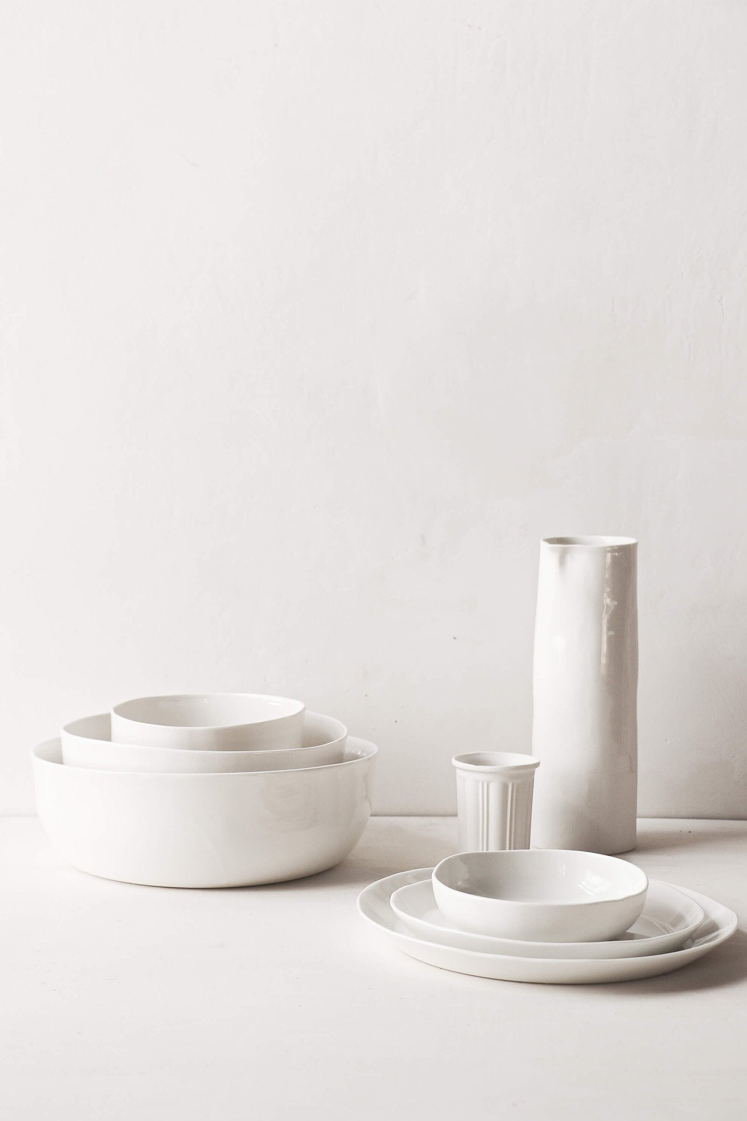 Ensemble de saladiers en porcelaine