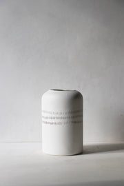 Grand vase en porcelaine Simple Mishima ocre