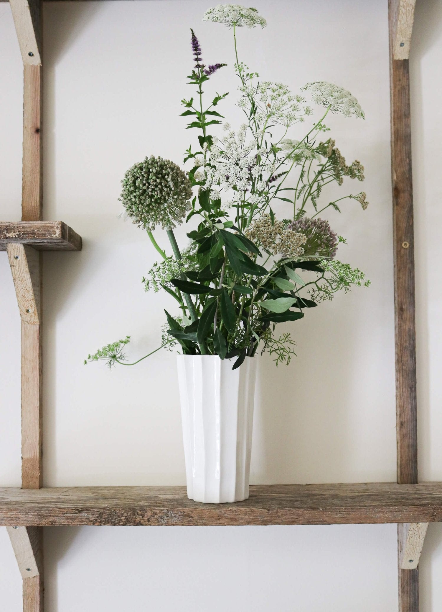 Vase en porcelaine Canelé